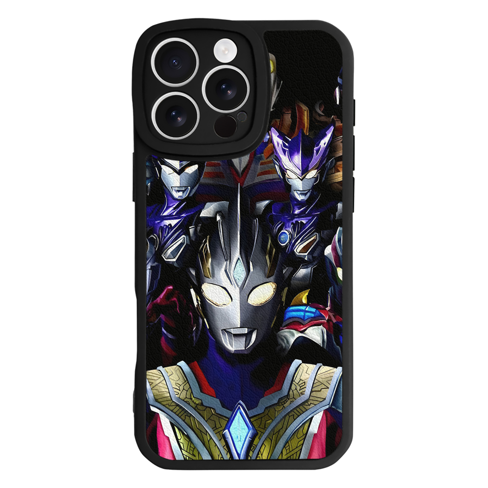 （画像用） ウルトラマン Ultraman 【iPhone 16シリーズ対応】シリコンスマホケース（レザー調） 材質：シリコン